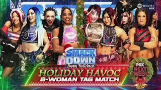 Holiday Havoc 8-Woman Tag Team Match (1/2) | WWE SmackDown 12/22/23