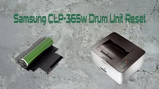 Samsung CLP-365w Drum Unit Reset