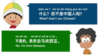 Slow and Easy Chinese Conversation Practice | Learn Chinese Essential Conversations: L1 Lesson 1 学中文