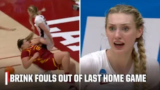 Cameron Brink FOULS OUT of her last home game with Stanford | NCAA Tournament