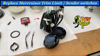 Replace Mercruiser outdrive Trim Sender and Limit switches