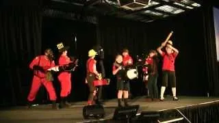 Perth Supanova Cosplay Comp Team Fortress 2 cosplay group