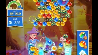 Bubble Witch 2 Saga Level 1643 with no booster & 6 bubbles left