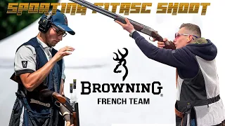 Dust shooting with Browning French Team (Fitasc style) @La Rapée Shooting ground