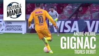 André-Pierre Gignac Tigres Debut in Copa Libertadores vs. Internacional