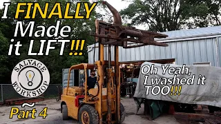 Repairing the Old SHYSTER's Hydraulic Cylinders ~ RESCUING a 60's Abused Fork Truck ~ Part 4