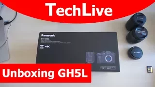 Unboxing GH5L (GH5 + objectif 12-60) & DMW-XL1 Live