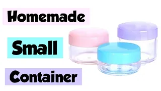 How to make small containers at home | DIY homemade small container for makeup