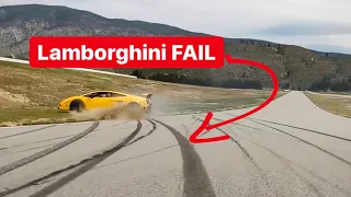 I CRASHED MY BEST FRIENDS  LAMBORGHINI AT THE TRACK!?!?