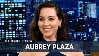 Edgar Wright Genuinely Thought Aubrey Plaza Was the New Tomb Raider | The Tonight Show