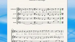 Gabriel's message, Willcocks, practice track Soprano