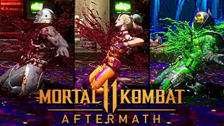 Mortal Kombat 11 Aftermath - Robocop "Kase Closed" Brutality Performed on all characters