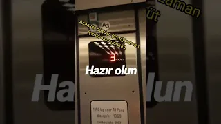 asansör düşüşe geçtiği zaman içerisi nasıl görünür