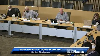 Urban Renewal & City Budget Committee Pt.1 May 17, 2022