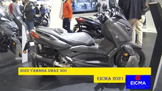 2022 Yamaha XMAX 300 Motorcycle Walkaround Eicma 2021