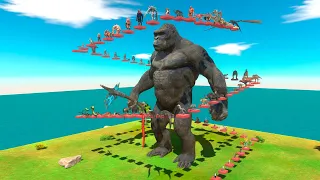 Deadly FPS Parkour Around King Kong - Animal Revolt Battle Simulator