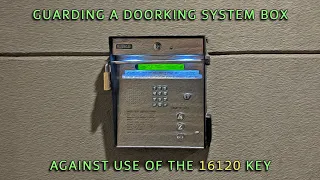 Guarding a DoorKing System Box Against the 16120 Key  #Shorts