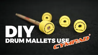 DIY Drum Mallets use CYMPAD | How to make YOUR OWN Drum Mallets