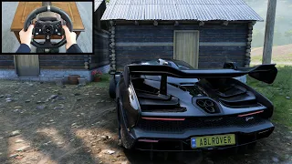 Mclaren Senna - Forza Horizon 5 (Steering Wheel logitech g920) Gameplay