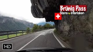 Driving from Stans to Interlaken via Brünig Pass - Scenic Drive Switzerland!