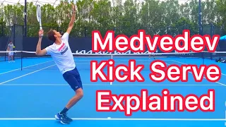 Daniil Medvedev Kick Serve Explained (Tennis Technique You Should Copy)