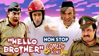 मैं तुम्हारी पुंगी बजाऊँगा! | Best Hindi Comedy Scenes | Hello Brother | Johny Lever - Salman Khan