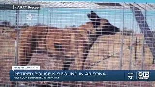 Retired police K9 found in Arizona