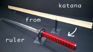 Katana from ruler! Impossible is nothing!