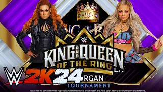 WWE 2K24 King and Queen of the Ring 2024 Becky Lynch vs. Liv Morgan Women’s World Championship match