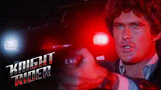 First use of K.I.T.T's 'Police Mode' | Knight Rider