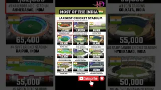 Largest capacity cricket stadium in the world🔥 #cricket #viral