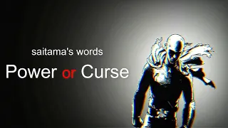 power or curse - one punch man | saitama's quotes | speech | The legend quotes | The Boy In Yellow |