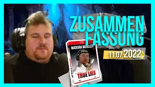 Drachenlord Stream 11.07.2022 (ZUSAMMENFASSUNG) / True Lies 2022 (Gegen Mobbing)