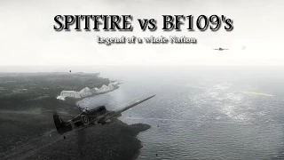 Spitfire vs BF109 Legend of a whole Nation (War Thunder)
