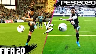 FIFA 20 vs. PES 2020: Shooting (Long Shots, Finesse Shots, Volleys, Lobs & More) 4K