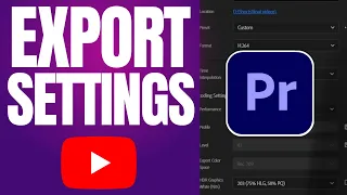 BEST Export Settings for YouTube 2023 (Premiere Pro Tutorial)