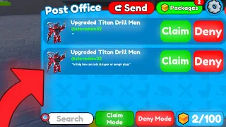 😱I GOT A LOT OF UNITS FOR FREE!💎HYPER AND ULTIMATE DRILL 😎 | Roblox Toilet Tower Defense