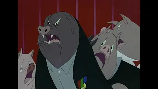 Animal Farm (1954) - Napoleon's Demise Scene