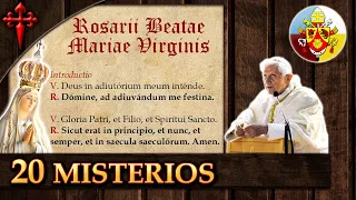 ➕SANTO ROSARIO COMPLETO (en latín) con el Papa Benedicto XVI - LAUS DEO!!!