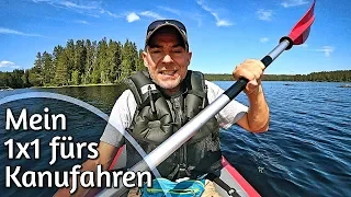 Mein 1x1 fürs Kanufahren: Ausrüstung & Tipps fürs Paddeln & Kanuwandern