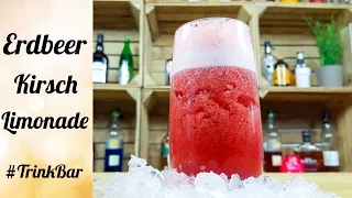 Erdbeer Kirsch Limonade - alkoholfreier Cocktail - Rezept - Trinkbar