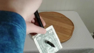 Magic Pen Through The Dollar Trick (Revealed)