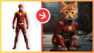 AVENGERS but CUTE CAT VENGERS 🤩 ALL CHARACTERS ( MARVEL & DC ) 2024