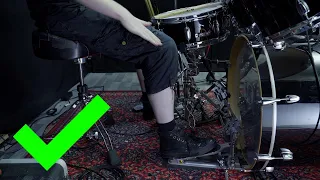 Foot Position - Full Leg Motion Bass Drum Technique