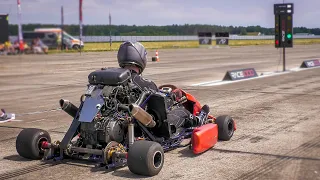 What Happens When You Put a 170HP Engine into a GO-Kart?!