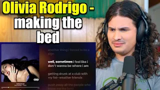 Vocal Coach Reacts to Olivia Rodrigo - making the bed (GUTS Album Reaction)