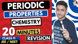 Periodic Table Class 11 | Chapter 3 Chemistry | JEE & NEET | Full Revision In 20 Minutes