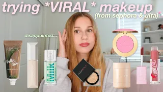 TESTING *VIRAL* MAKEUP | worth the hype??? new makeup releases