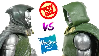 Marvel Legends Dr. Doom ToyBiz vs Hasbro Action Figure Comparison