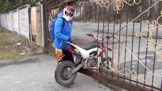 Питбайк заброшенная воинская часть pitbike old buildings